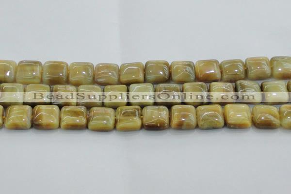 CTE1529 15.5 inches 16*16mm square golden tiger eye beads wholesale