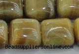 CTE1531 15.5 inches 20*20mm square golden tiger eye beads wholesale