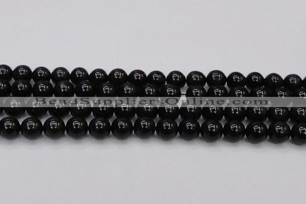 CTE1615 15.5 inches 14mm round A grade black tiger eye beads