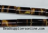 CTE165 15.5 inches 6*12mm column yellow tiger eye gemstone beads