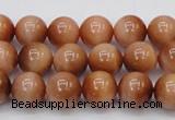 CTE1650 15.5 inches 4mm round sun orange tiger eye beads