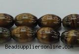 CTE1700 15.5 inches 10*14mm rice yellow tiger eye beads