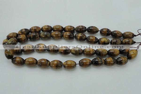 CTE1702 15.5 inches 13*18mm rice yellow tiger eye beads