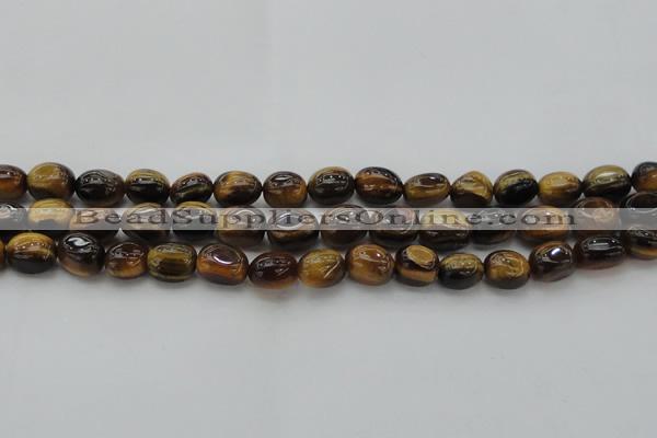 CTE1708 15.5 inches 10*14mm nuggets yellow tiger eye beads