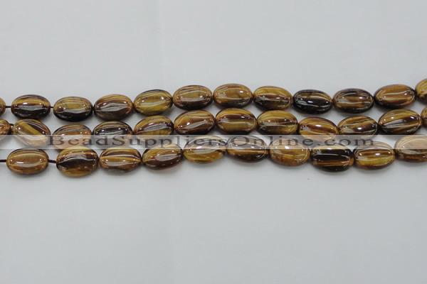 CTE1715 15.5 inches 12*16mm oval yellow tiger eye beads wholesale