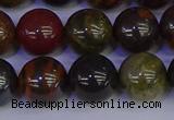 CTE1794 15.5 inches 12mm round red iron tiger beads wholesale