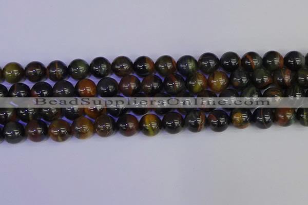 CTE1805 15.5 inches 14mm round blue iron tiger beads wholesale