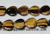 CTE182 15.5 inches 16*16mm heart yellow tiger eye gemstone beads