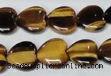 CTE184 15.5 inches 20*20mm heart yellow tiger eye gemstone beads