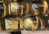 CTE2059 15.5 inches 10*14mm drum yellow tiger eye gemstone beads