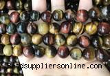 CTE2195 15.5 inches 14mm round mixed tiger eye beads wholesale