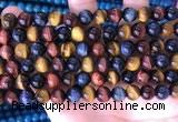 CTE2212 15.5 inches 10mm round colorful tiger eye beads wholesale