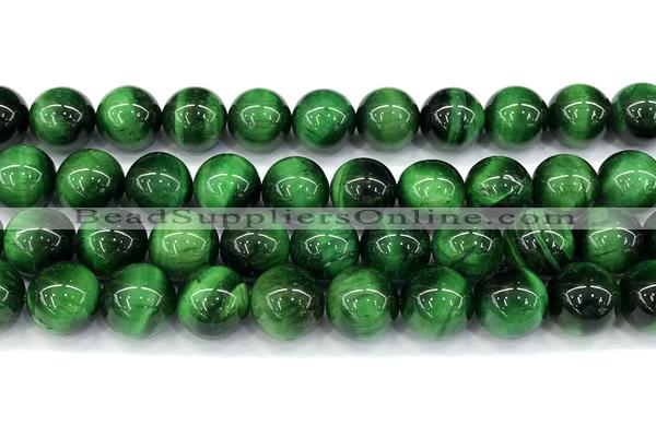 CTE2406 15 inches 10mm round green tiger eye beads