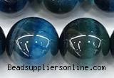 CTE2427 15 inches 12mm round blue tiger eye beads