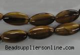 CTE304 15.5 inches 8*16mm marquise yellow tiger eye gemstone beads