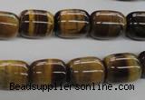 CTE329 15.5 inches 10*14mm drum yellow tiger eye gemstone beads