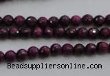 CTE471 15.5 inches 6mm faceted round red tiger eye beads wholesale