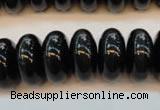 CTE647 15.5 inches 10*18mm rondelle blue tiger eye beads wholesale