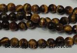 CTE751 15.5 inches 6mm faceted round yellow tiger eye beads wholesale