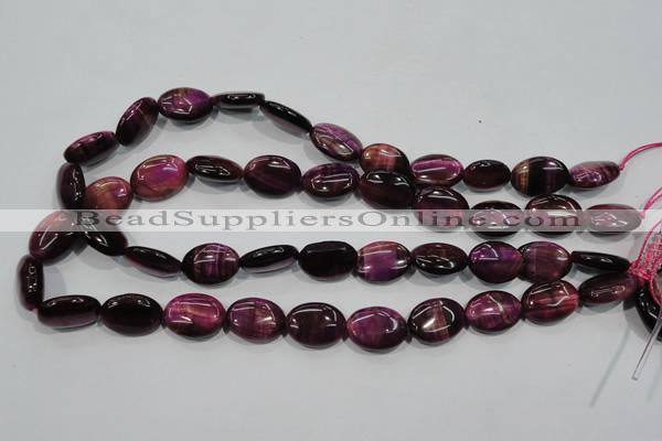 CTE995 15.5 inches 13*18mm oval dyed red tiger eye beads wholesale