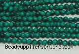 CTG101 15.5 inches 2mm round tiny synthetic malachite beads wholesale