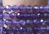 CTG1022 15.5 inches 2mm faceted round tiny amethyst beads