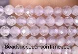 CTG1023 15.5 inches 2mm faceted round tiny lavender amethyst beads