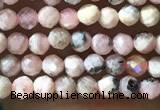 CTG1080 15.5 inches 2mm faceted round tiny rhodochrosite beads