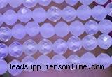 CTG1091 15.5 inches 2mm faceted round tiny quartz glass beads