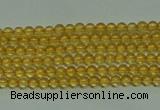 CTG116 15.5 inches 2mm round tiny citrine gemstone beads wholesale