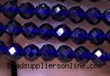 CTG1199 15.5 inches 3mm faceted round tiny quartz glass beads