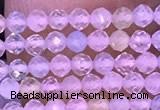 CTG1300 15.5 inches 2mm faceted round morganite gemstone beads