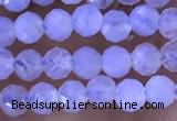 CTG1304 15.5 inches 3mm faceted round blue lace agate beads wholesale