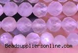 CTG1352 15.5 inches 4mm faceted round white moonstone beads