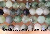 CTG1386 15.5 inches 2mm faceted round tiny emerald beads