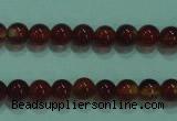 CTG14 15.5 inch 3mm round B grade tiny red agate beads wholesale