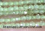 CTG1412 15.5 inches 2mm faceted round peridot beads wholesale