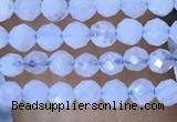 CTG1442 15.5 inches 2mm faceted round blue lace agate beads