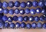 CTG1448 15.5 inches 2mm faceted round sapphire beads wholesale