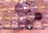 CTG1538 15.5 inches 4mm faceted round ametrine beads wholesale