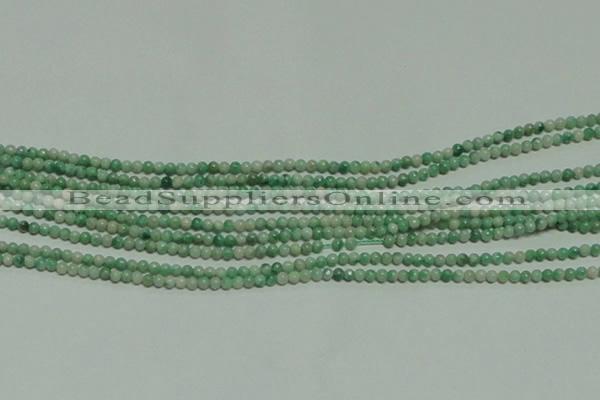 CTG155 15.5 inches 3mm round tiny Qinghai jade beads wholesale