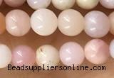 CTG1595 15.5 inches 4mm round pink opal beads wholesale