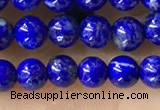 CTG1598 15.5 inches 4mm round lapis lazuli beads wholesale