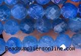 CTG1615 15.5 inches 4mm faceted round tiny apatite beads