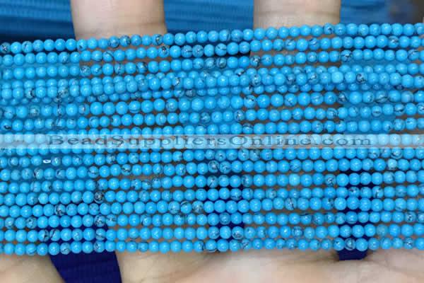 CTG2080 15 inches 2mm,3mm synthetic turquoise gemstone beads