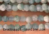 CTG2154 15 inches 2mm,3mm faceted round amazonite gemstone beads