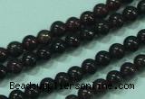 CTG22 15.5 inches 3mm round B grade tiny garnet beads wholesale