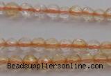 CTG221 15.5 inches 3mm faceted round tiny citrine beads