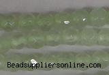 CTG302 15.5 inches 3mm faceted round ting prehnite agate beads