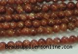 CTG40 15.5 inches 2mm round tiny goldstone beads wholesale